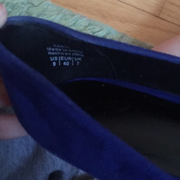 Blue platform heels - Picture 4 of 4